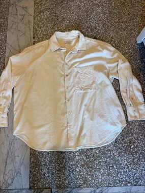 AYR Cream Button Up